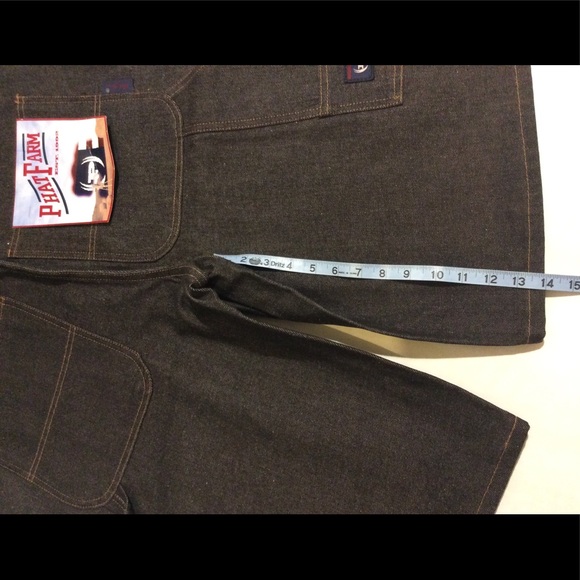 Phat Farm Denim Carpenter Shorts Men Sz 40 NWOT - Picture 7 of 11